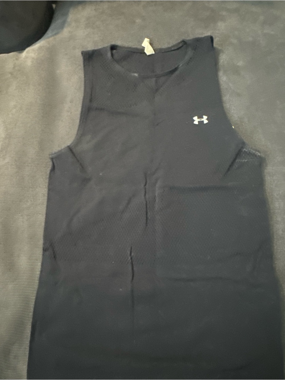 Under Armour Black Men's Athletic Sleeveless Tank with Logo